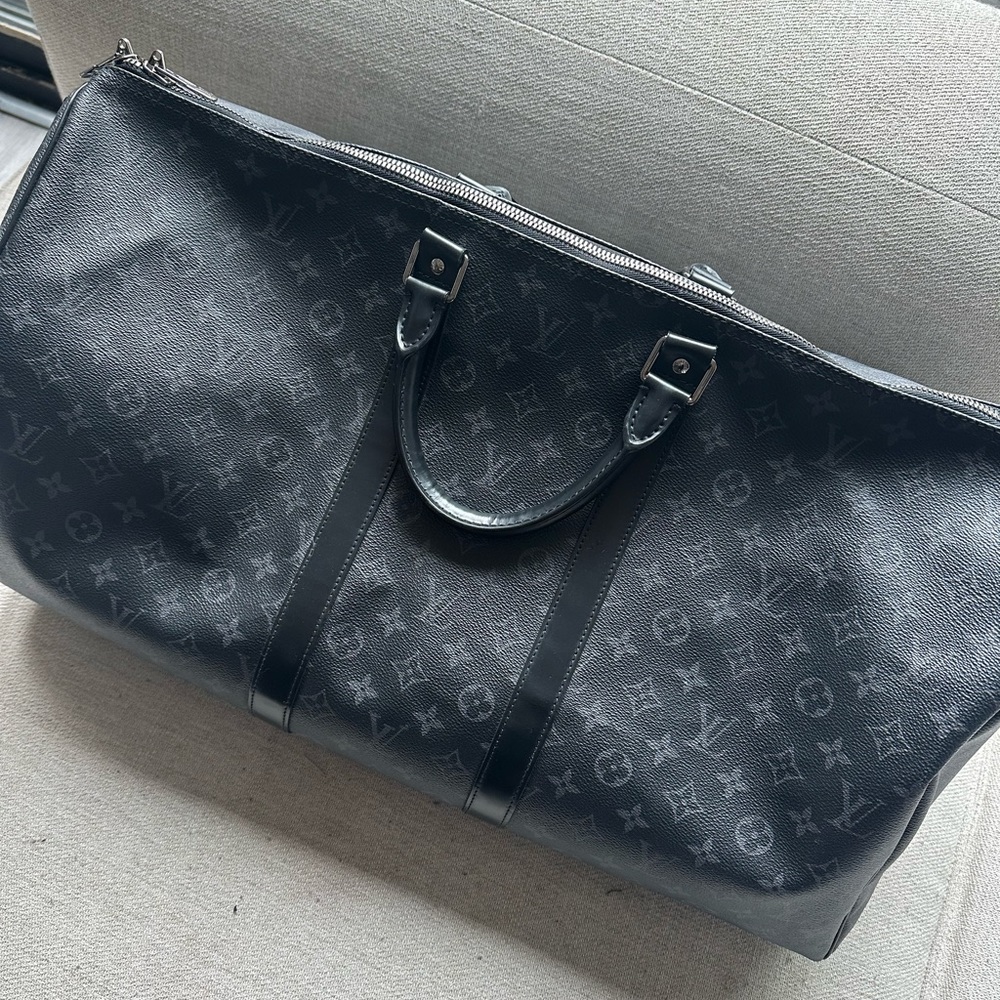 Louis Vuitton Monogram Eclipse Keepall 55